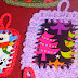 Idea: tarjetas navideñas al crochet super express!