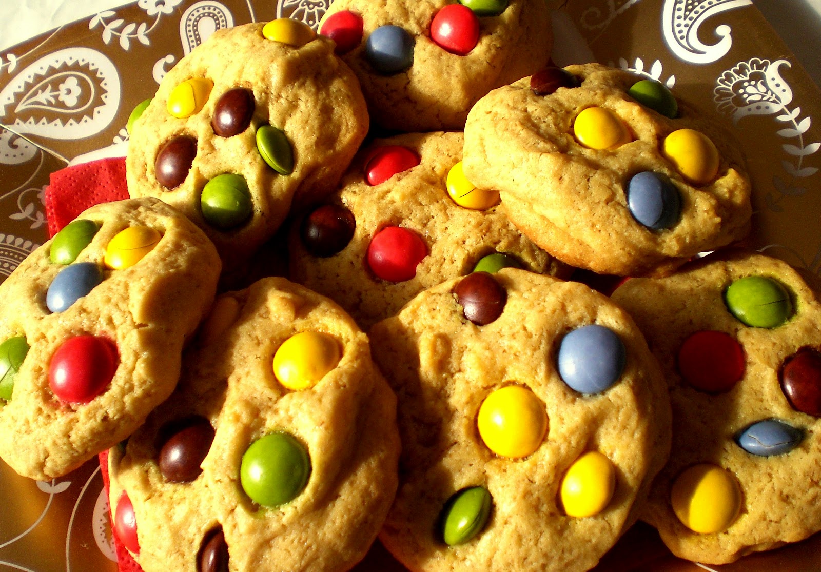 Ofengeflüster: Schokolinsen-Cookies