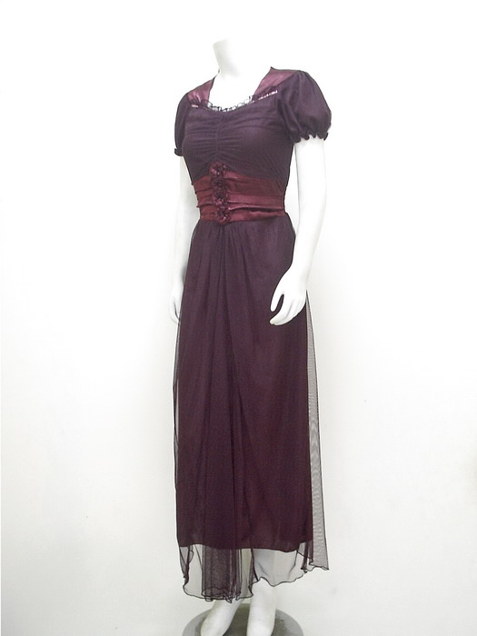 Simple Elegant Gaun Pesta Maxi Tille Import - LC-3476-UgA ~ Gaun Pesta