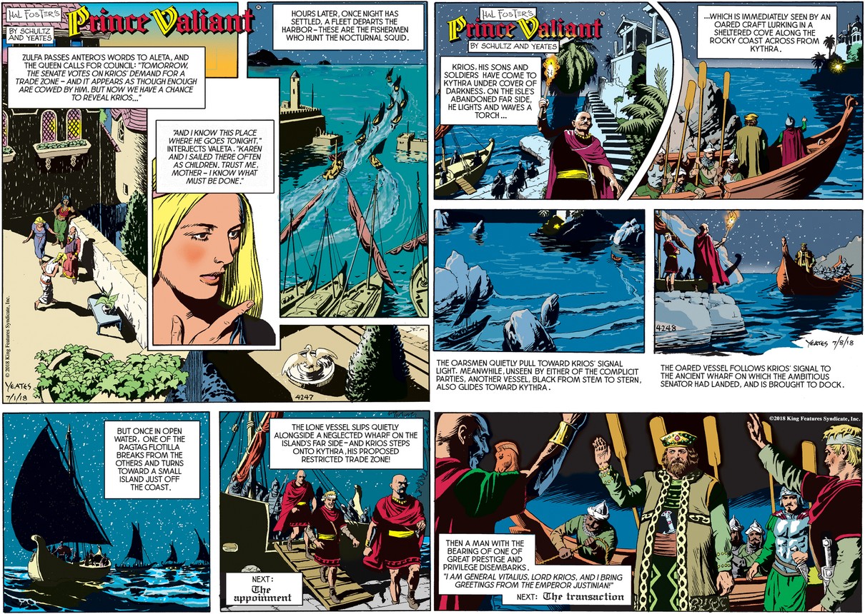 Old Comics world: Prince Valiant Sunday Strips (2018) - king features