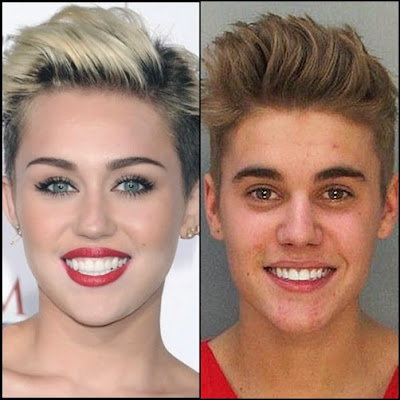 Miley Cyrus Justin Bieber