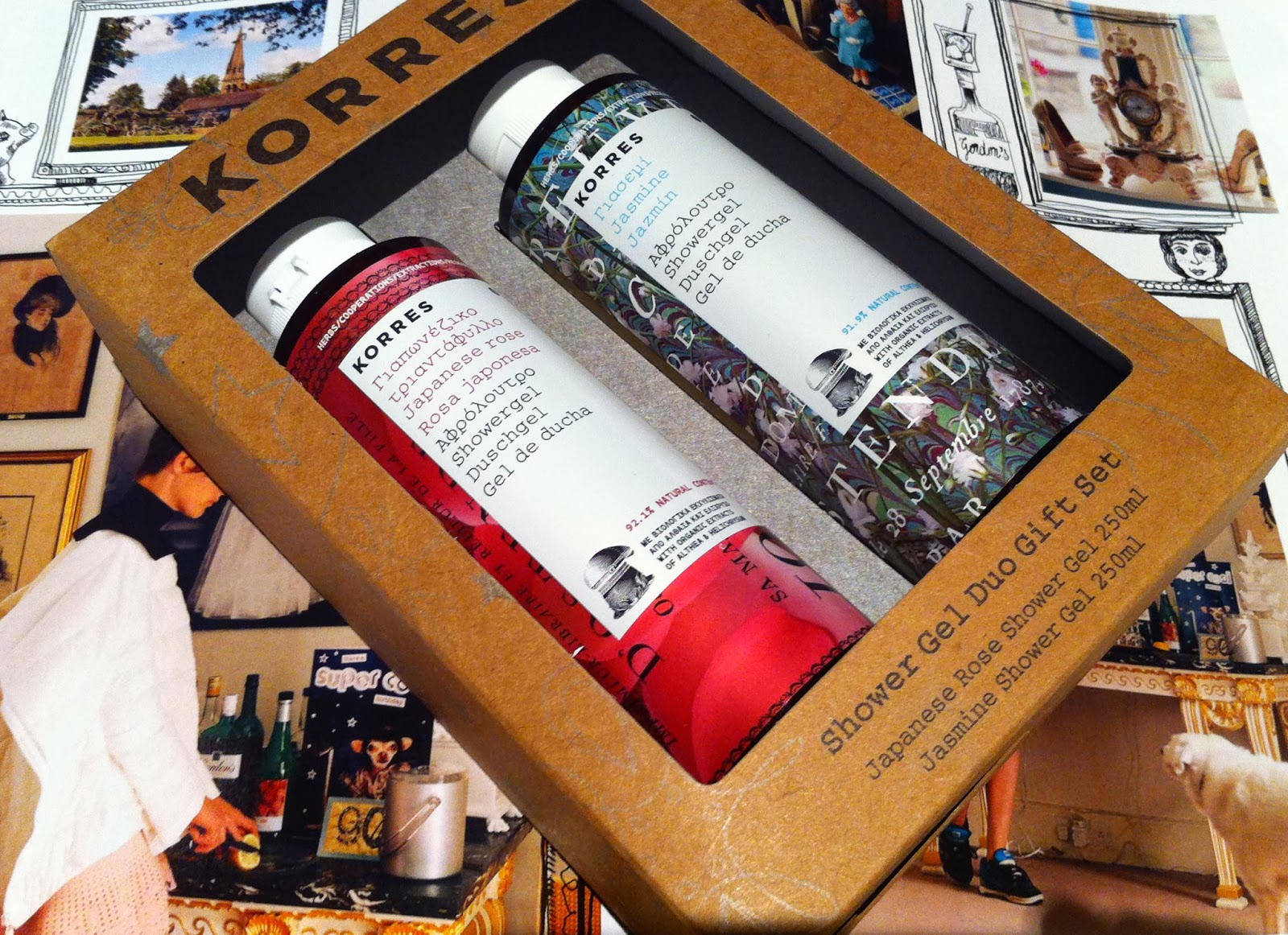 Christmas Countdown Korres Japanese Rose & Jasmine Shower Gel Duo Gift