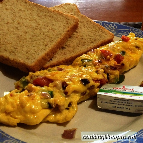 Cooking Omelet Recipe with Cheese