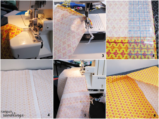 Step by step pillow case tutorial great quick and easy sewing - Rae Gun Ramblings