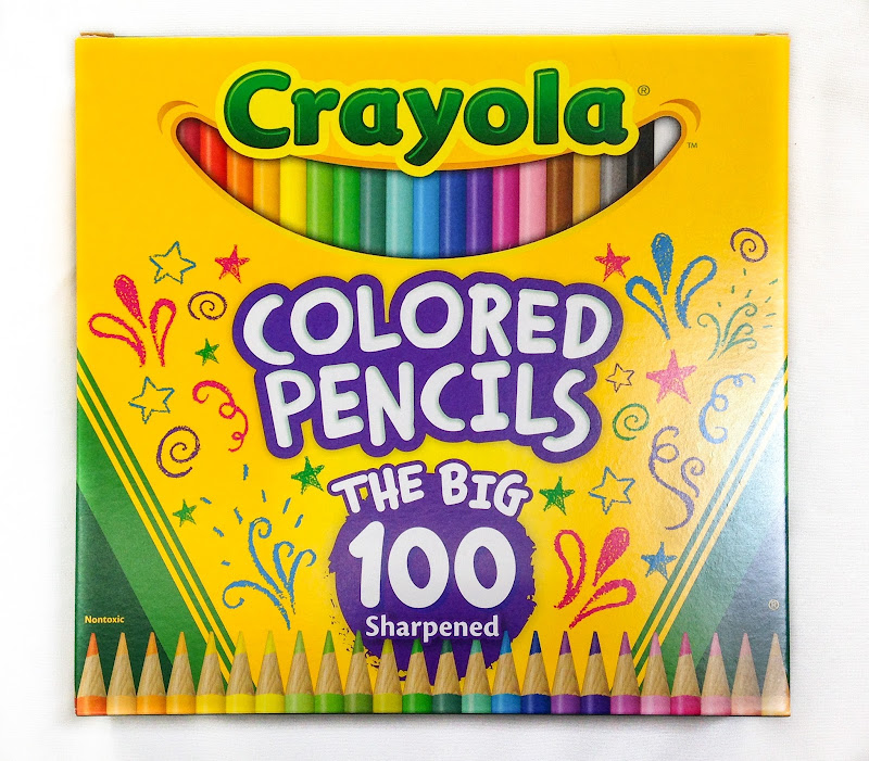 Crayola 100 Colored Pencils What's Inside the Box Jenny's Crayon