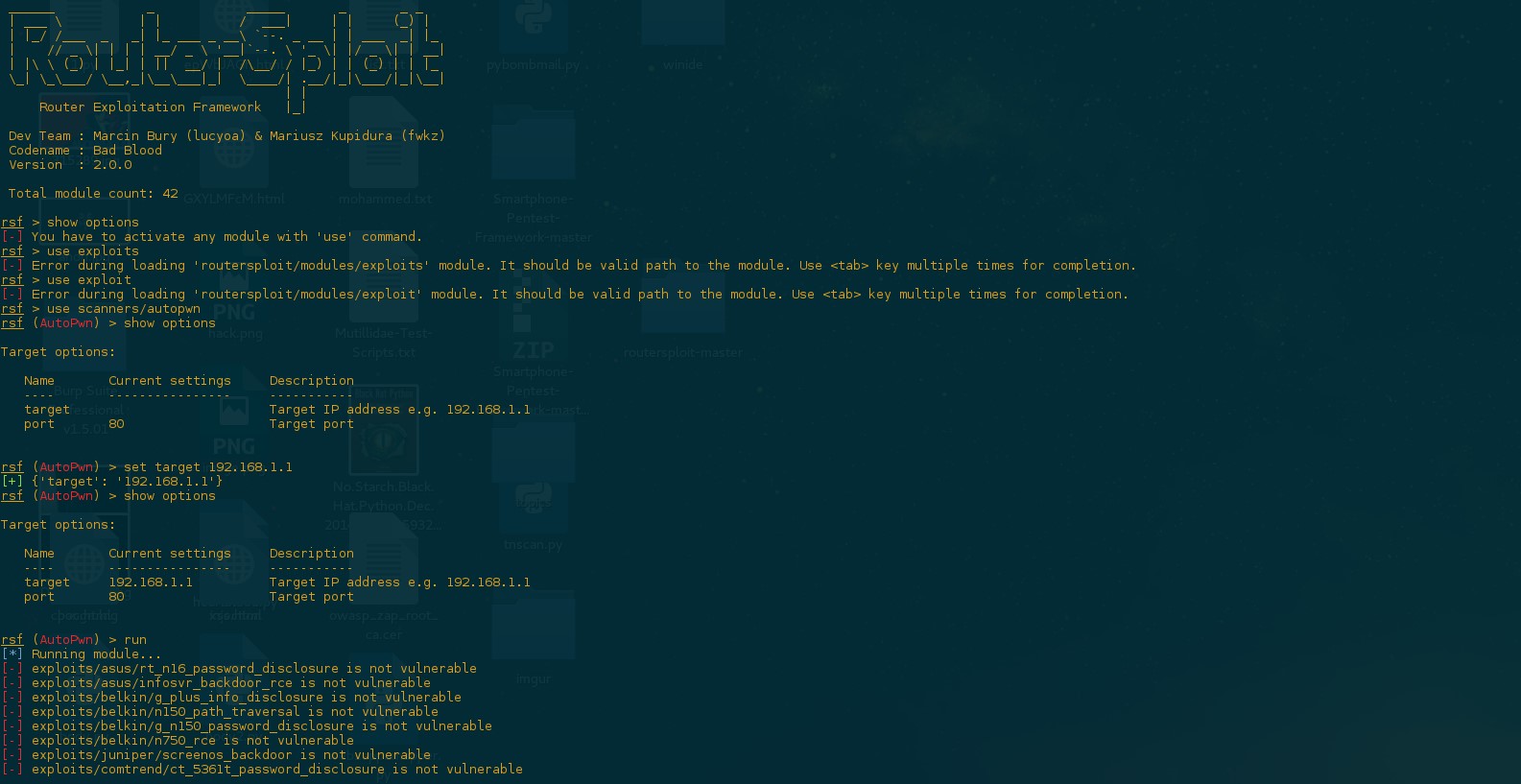 use scanners/autopwn