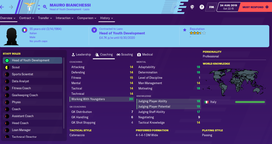 Mauro Bianchessi FM20 Mauro Bianchessi FM20