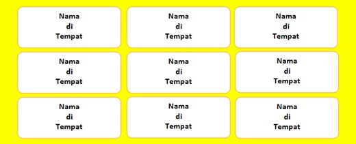 Download Format Label Undangan Download Format Label Undangan