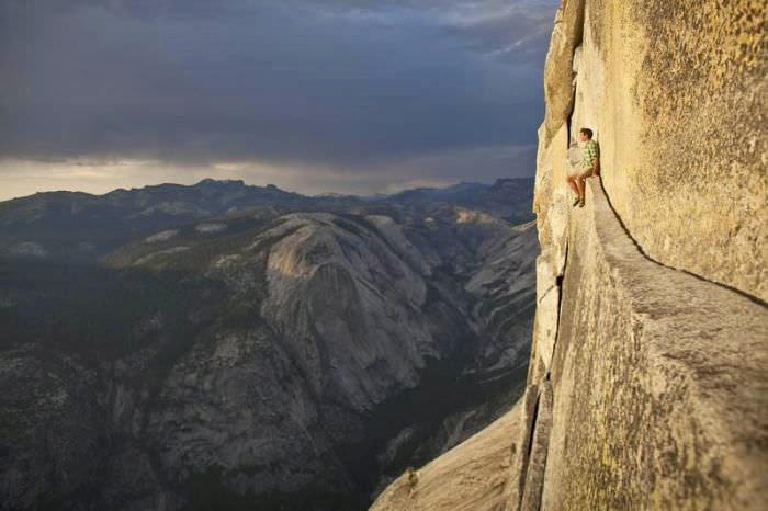 Free Rope Climbing Half Dome in Yosemite, USA