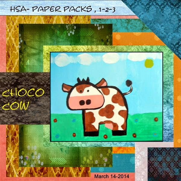 HSA paperpack 1-2-3- choco koe