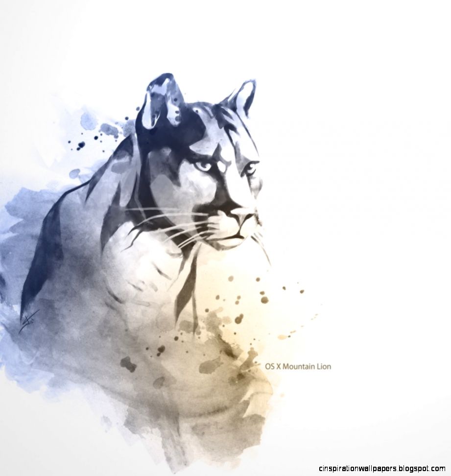 Mountain Lion Art iPad Wallpaper Download  iPhone Wallpapers