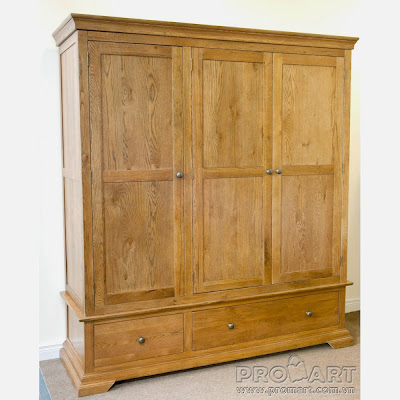 Tủ quần áo gỗ sồi Tuscany 3 cánh x 2 ngăn kéo, xuất khẩu Tủ quần áo gỗ sồi Tuscany 3 cánh x 2 ngăn kéo, xuất khẩu