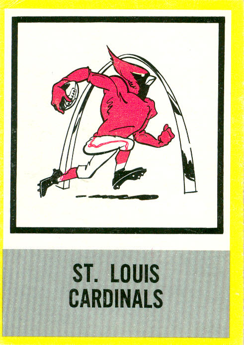 1967 Football Cards: St. Louis Cardinals