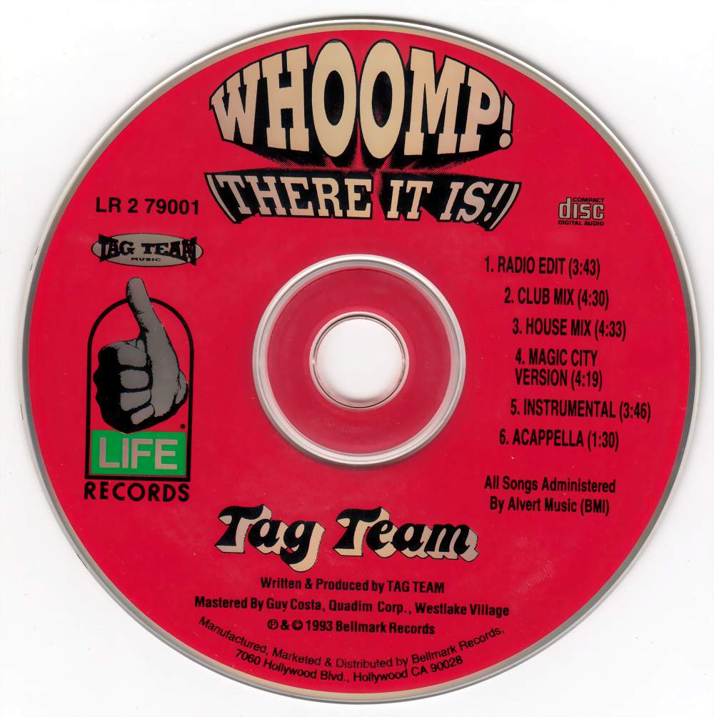 highest level of music Tag Team Whoomp (There It Is)(Cardboard