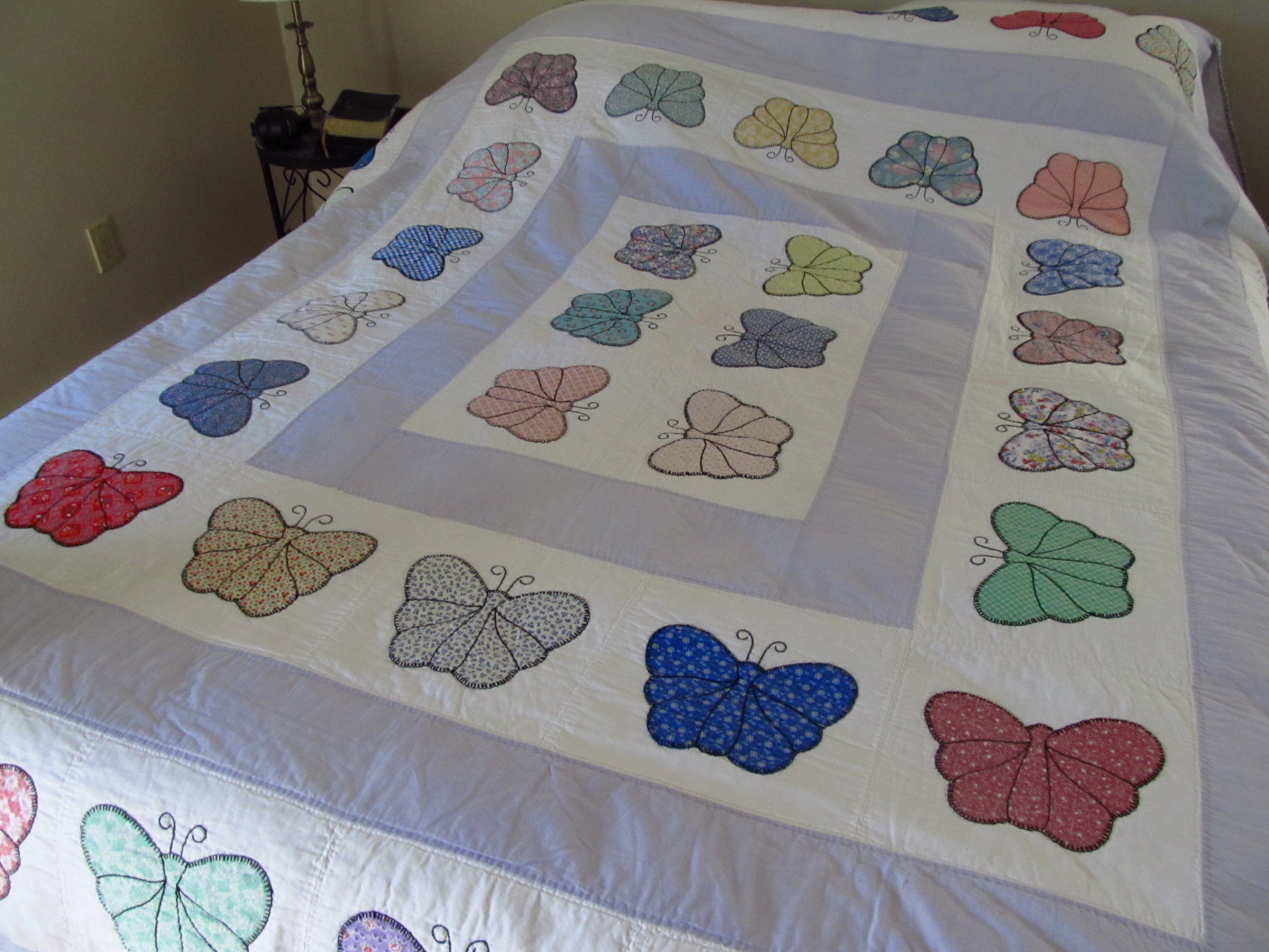 Crazy Victoriana crazy for quilts: Butterfly Applique Quilt, Princess ...
