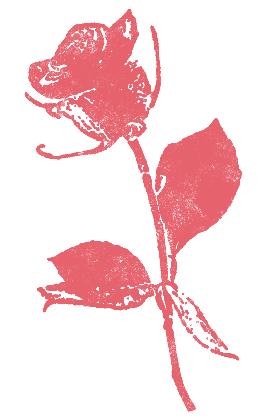 薔薇 花 かわいいスタンプ 判子 イラストのフリー素材集 無料
