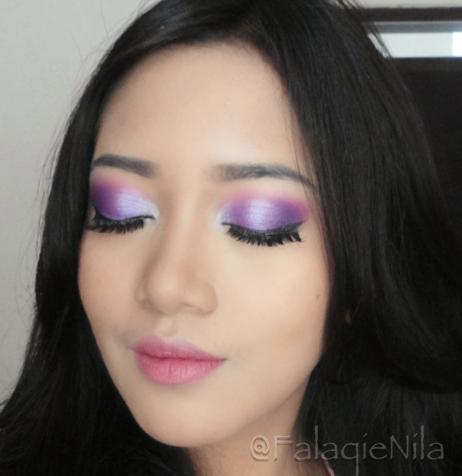 Purple Eye Makeup Inspired By Elsa The Ice Queen The Brown Skinned