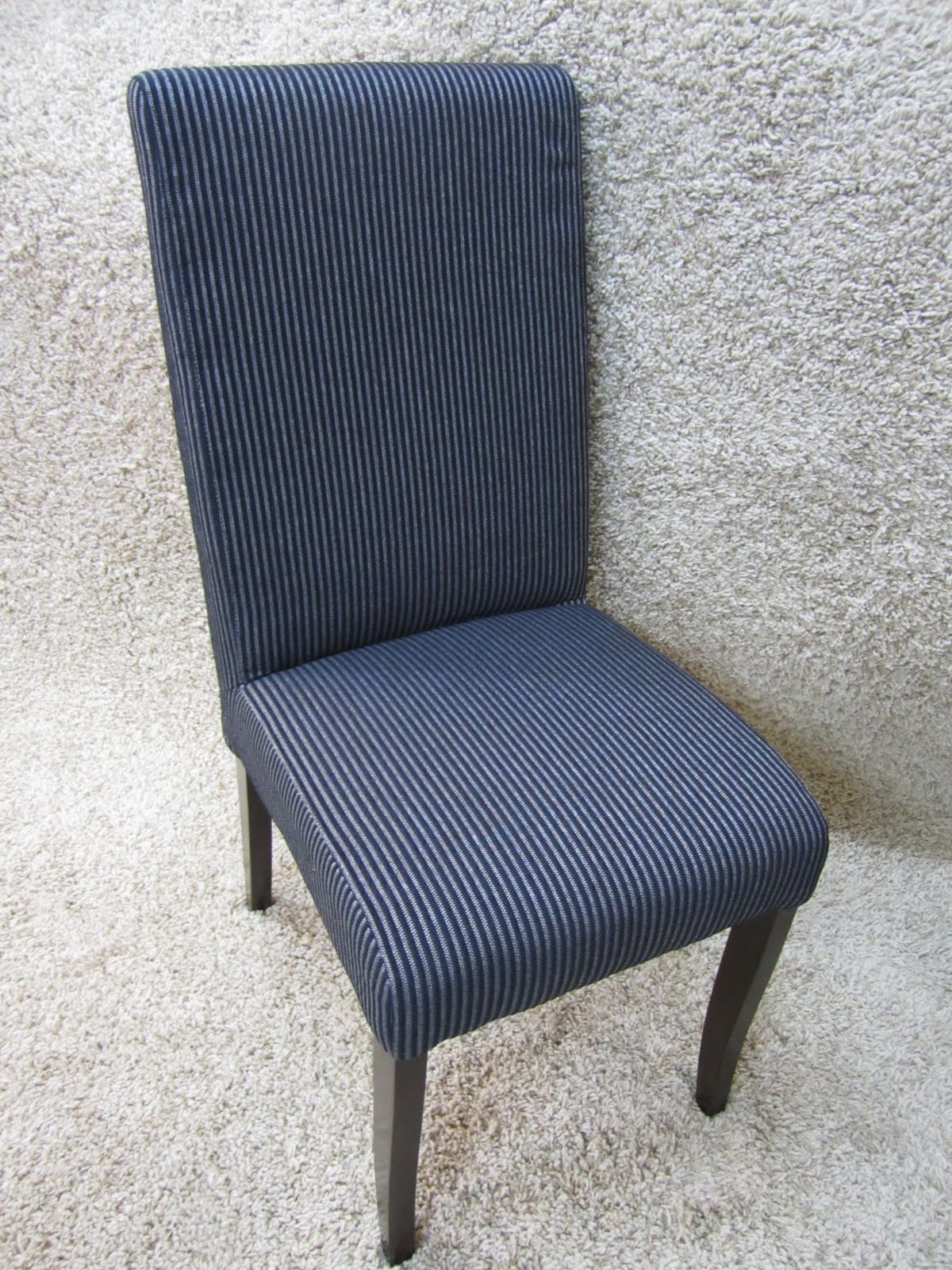 Dining chairs - reupholstered