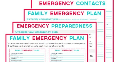 just Sweet and Simple: Emergency Binder: Free Printables