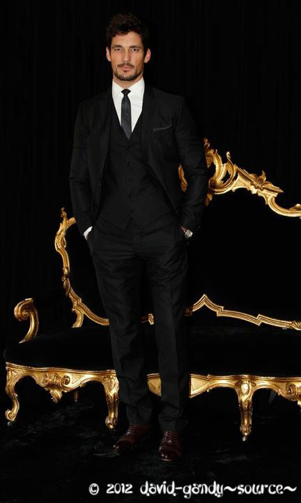 David Gandy -Source-: Dolce & Gabbana - VIP Room -Milan Fashion Week