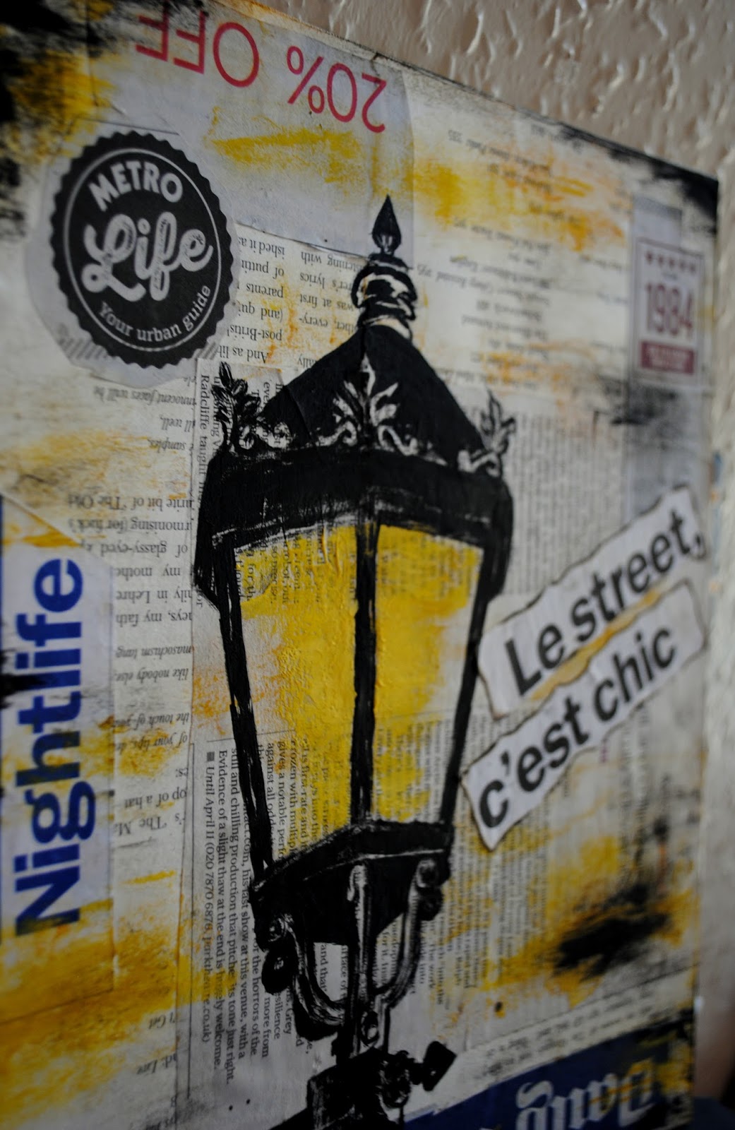 artBASM: Le street, c'est chic - ( Mixed Media - Collage ) by BASM