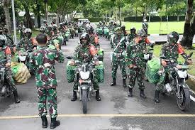pasukan TNI Ad membantu Pandemi Covid-19