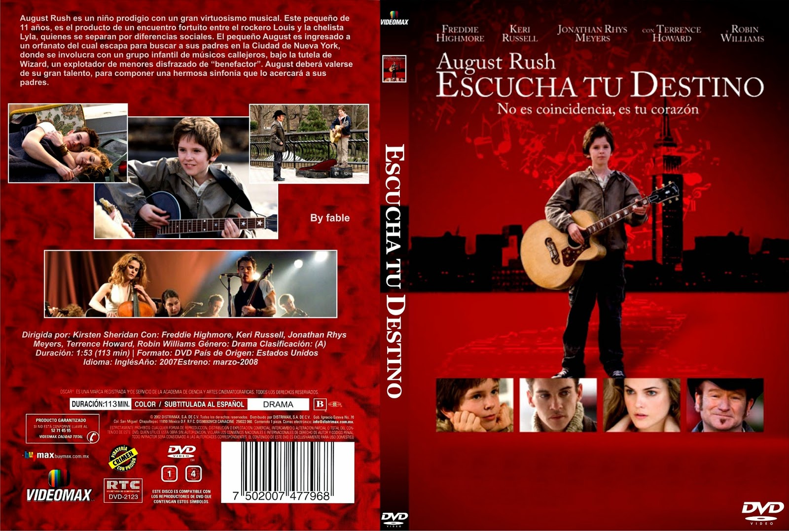 ELCINEENSUSMANOS AUGUST RUSH ESCUCHA TU DESTINO (DRAMA) ELCINEENSUSMANOS AUGUST RUSH ESCUCHA TU DESTINO (DRAMA)