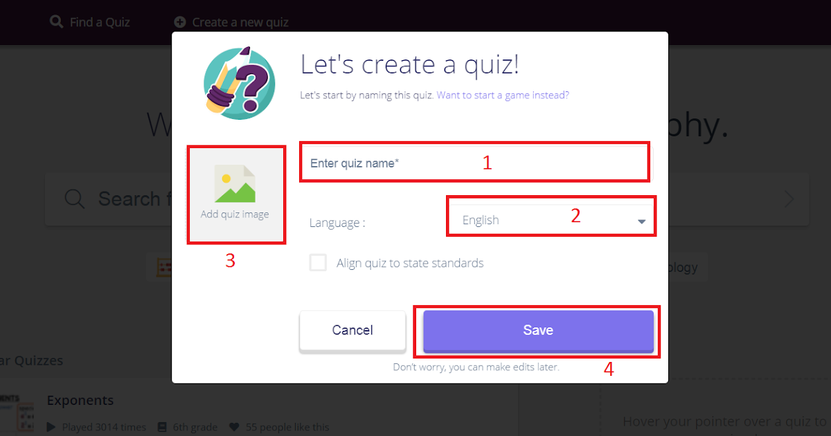 Cara Membuat soal di Quizizz.com