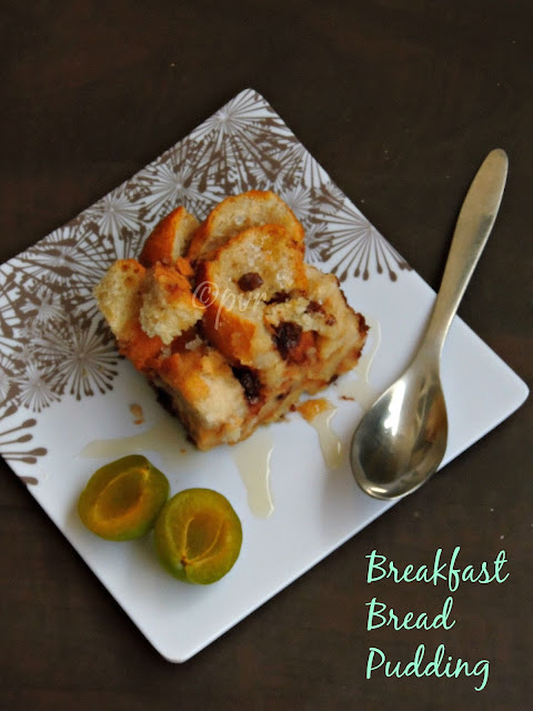 Old fashioned bread pudding,Breakfast pudding