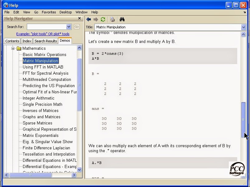 Product Design Engineering: MATLAB Tutorial - MATLAB Matrix main ...