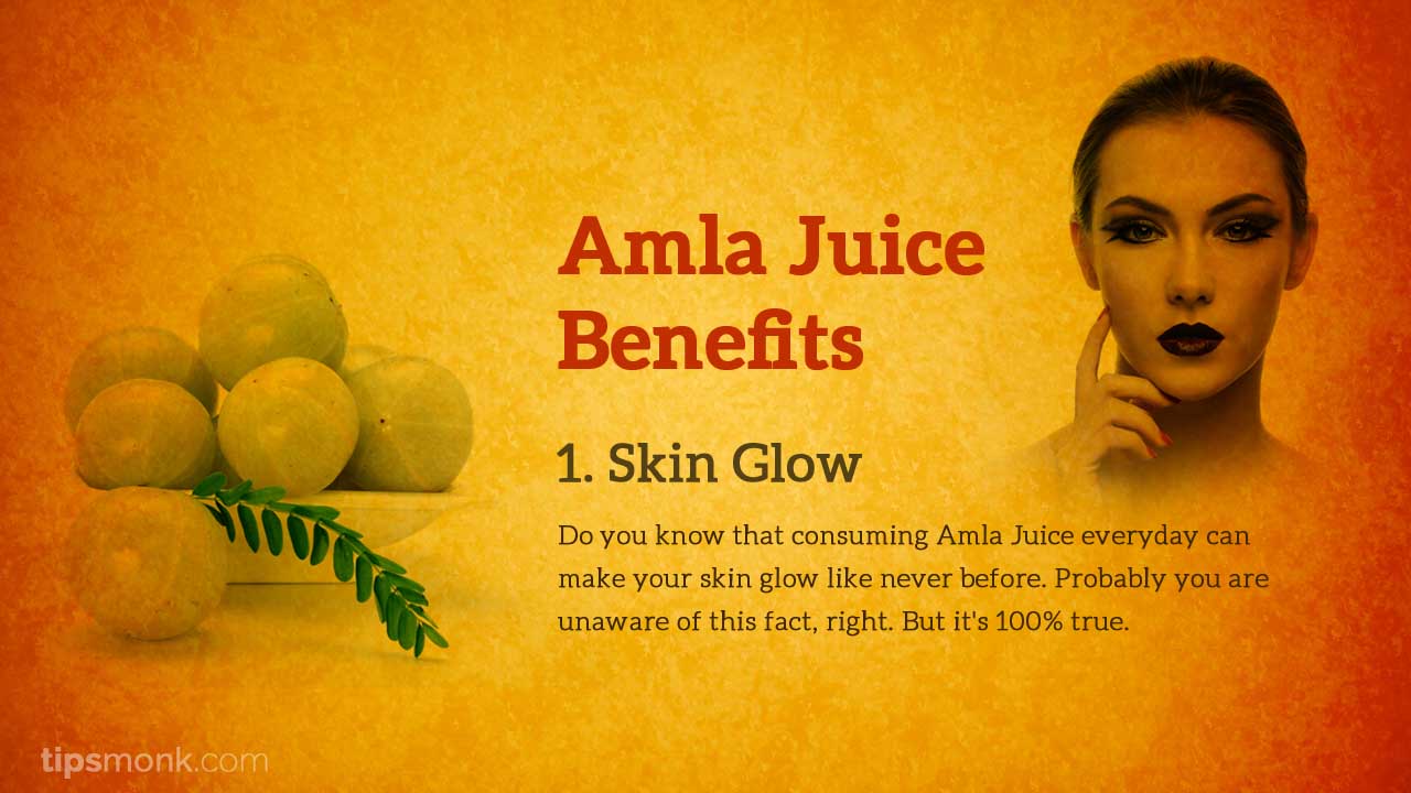 20 amla juice benefits for skin, hair & health | tipsmonk