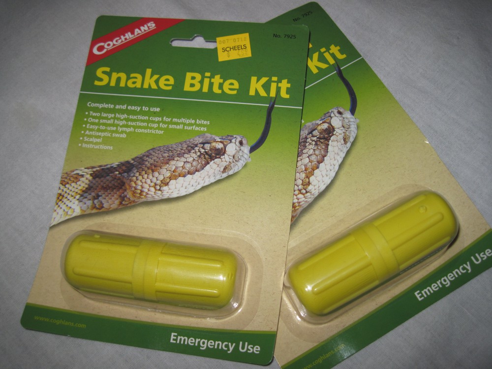 True Blue Sam the Travelin' Man New Snake Bite Kits!