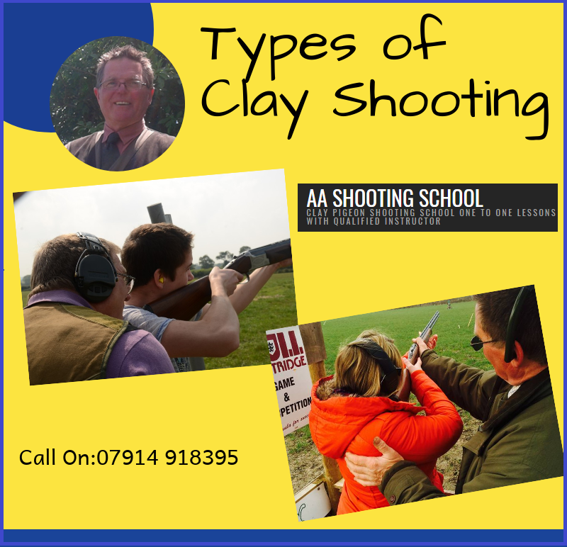 Clay shooting lessons Different Types of Clay Pigeon Shooting Sports