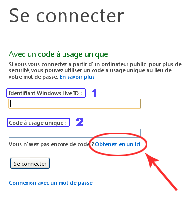 Hotmail Code Comment obtenir un code à usage unique pour votre compte hotmail ...