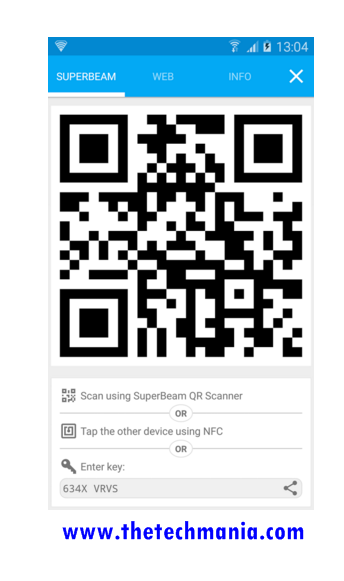 SuperBeam Quick and Easy File Sharing