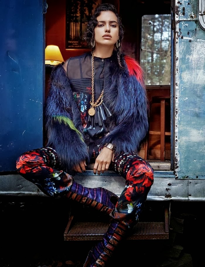Irina Shayk Magazine Photoshoot For Vogue Spain Magazine December 2013 ...
