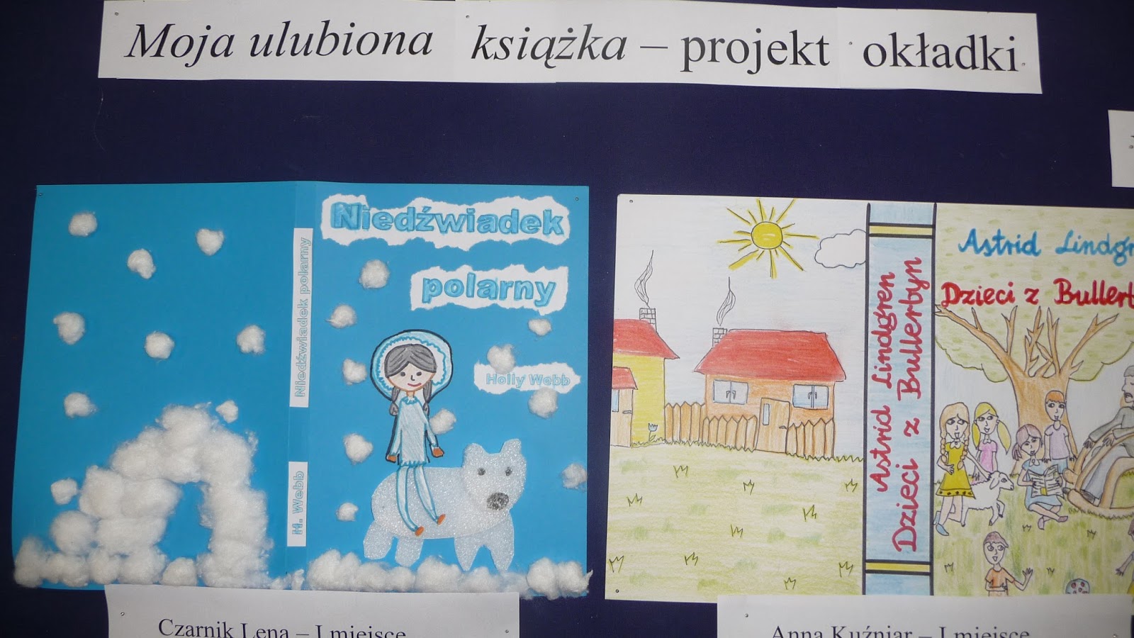 Biblioteka W Godowej Moja Ulubiona Ksiazka Projekt Okladki