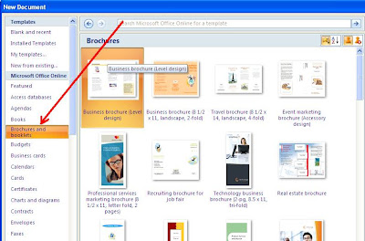 애스띠 : CARA MEMBUAT LEAFLET SEDERHANA DENGAN MS WORD 2007