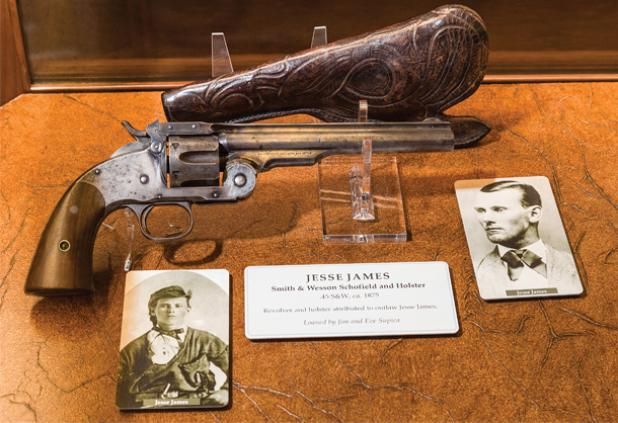 Jesse James' Scofield Revolver. Valued at $350,000 ~
