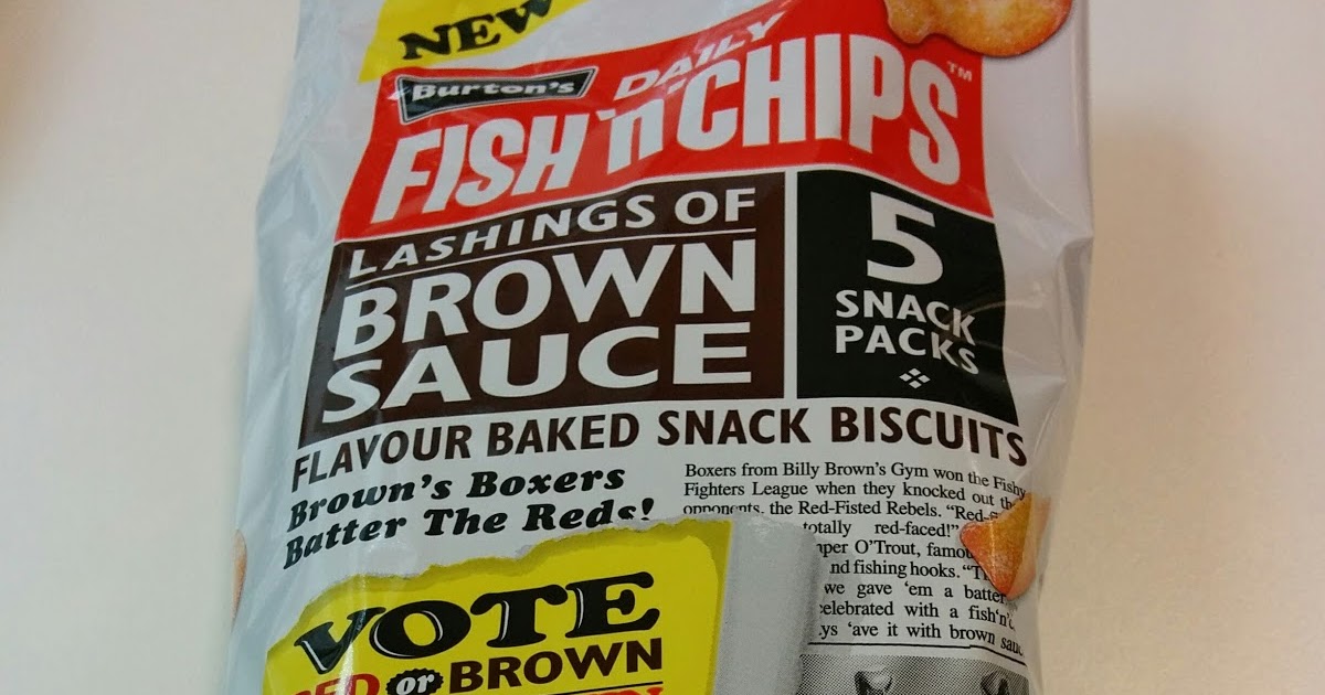 The Excited Eater Burtons Fish and Chips Brown Sauce Review