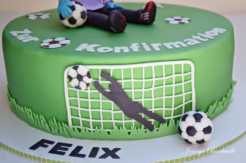 Jennys Backwelt: Zur Konfirmation gab es eine Torte mit ...