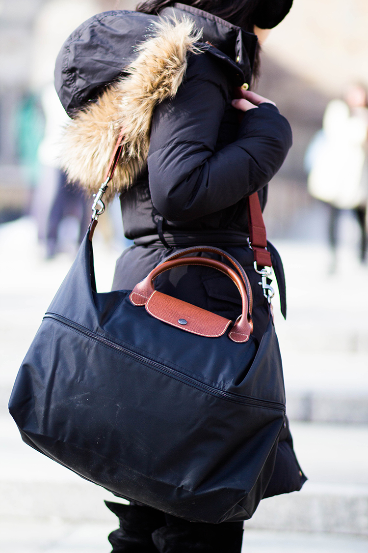 Cognac Longchamp Le Pliage Club Travel Bag Xl Longchamp Pliage Xl