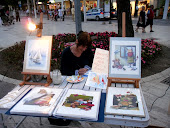 Mercatino dei pittori...Piazza della repubblica, Misano Adriatico Tutti i martedì d'estate...2011
