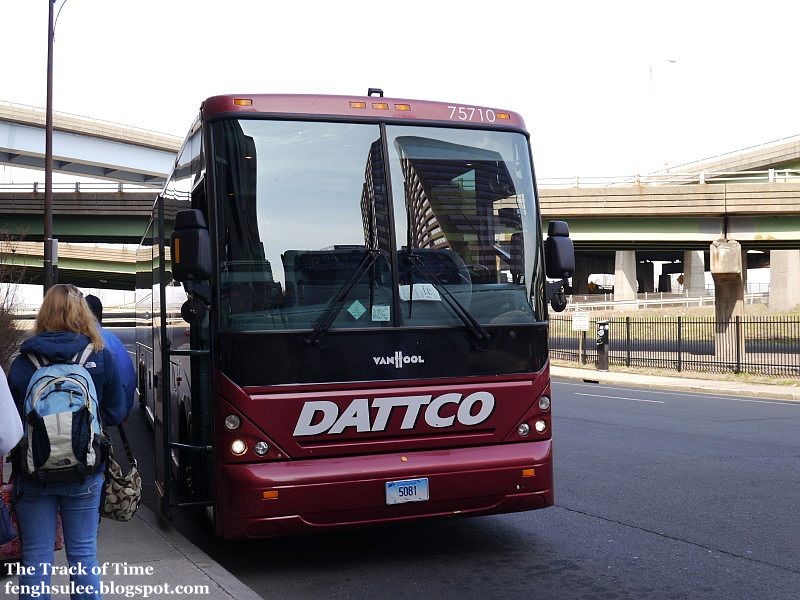 Megabus from Hartford to Boston The Track of Time