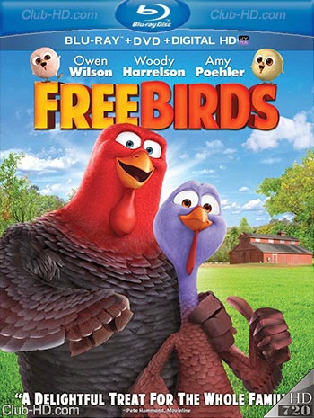 Free Birds (2013) 720p BDRip Dual Latino-Inglés [Subt. Esp] (Animación)