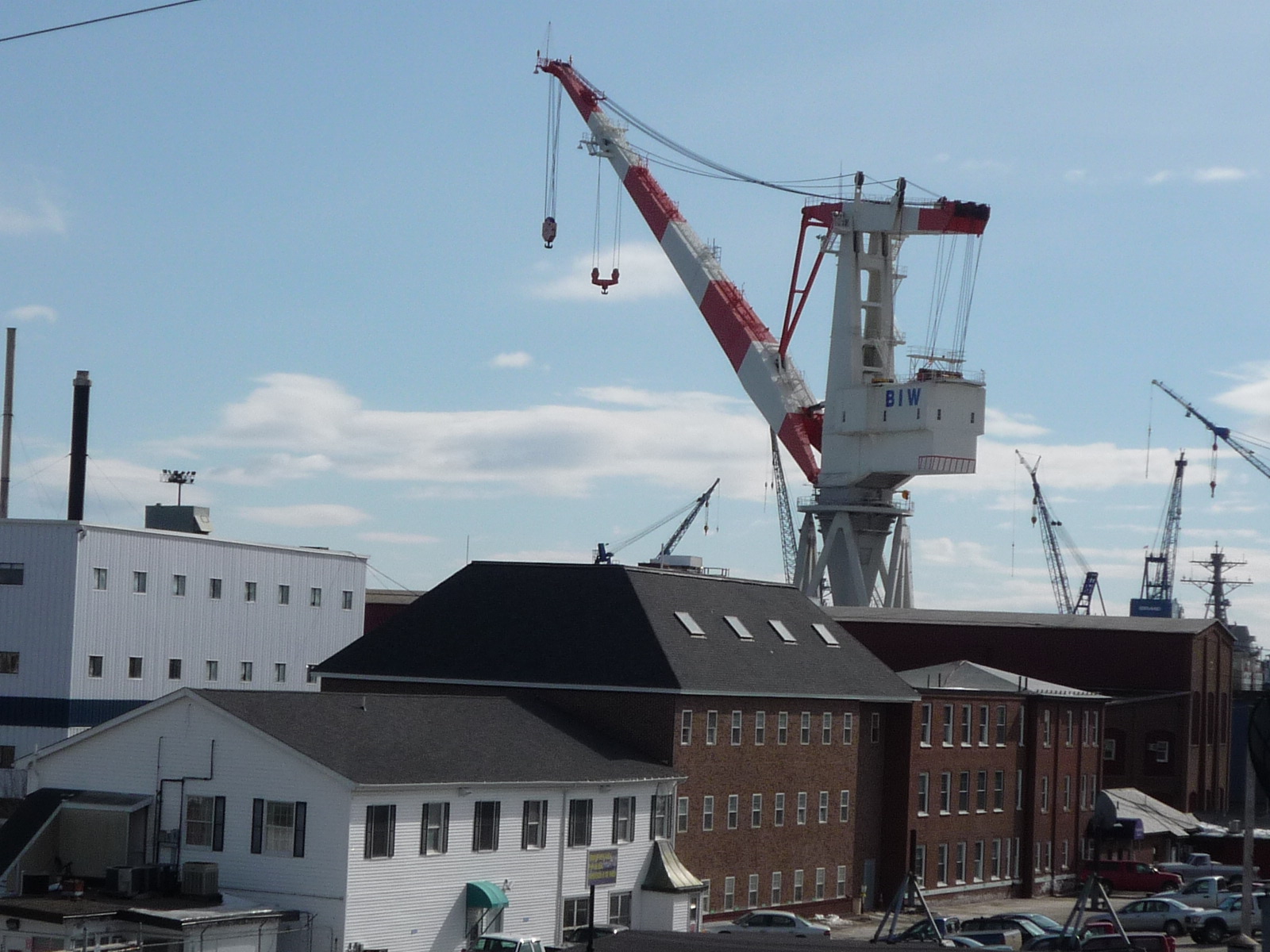 Daily Pics photographs by CarenMarie Michel Bath Iron Works, Bath, Maine
