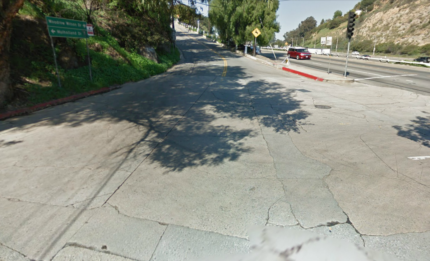 Iverson Movie Ranch Mulholland and Cahuenga, 1945 Old L.A. roads and