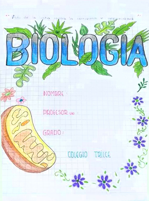 caratula de biología | Recursos Educativos para Maestros