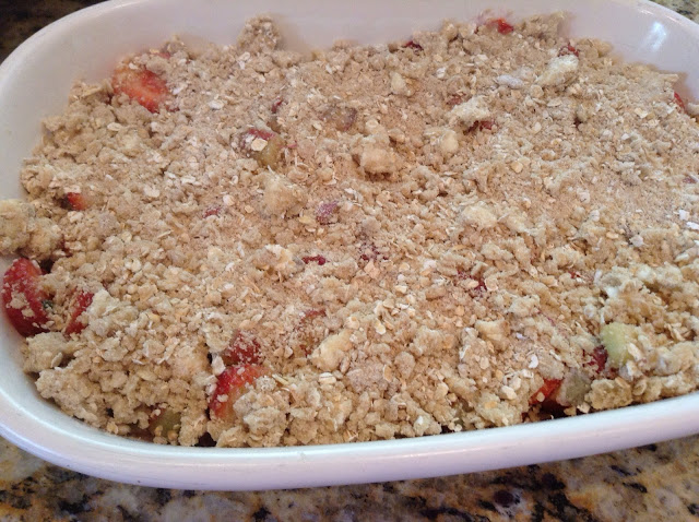 Strawberry Rhubarb Crisp Recipe