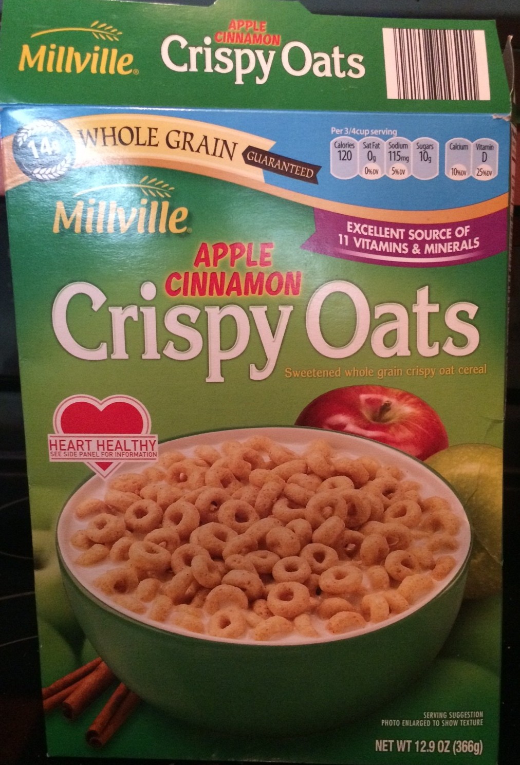 Millville Apple Cinnamon Crispy Oats (Aldi)